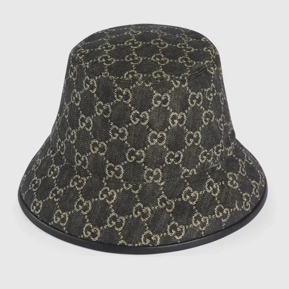 Gucci Monogram Black Reversable Bucket Hat - Picture 2 of 4